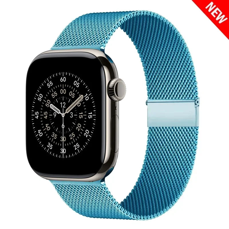 Milanese loop For Apple Watch Series 11 10 8 7 6 5 4 SE 9 Ultra 2 3 49mm band Apple Watch 45mm 44mm 38mm 40mm 41mm 42mm 46mm bands