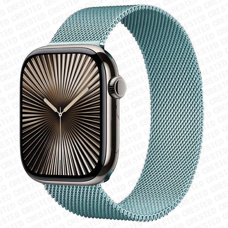 Milanese Loop band For Apple Watch 11 10 9 7 SE 6 8 46mm 42mm 44mm 45mm 40mm 41mm belt correa band Apple Watch band Ultra 3 49mm