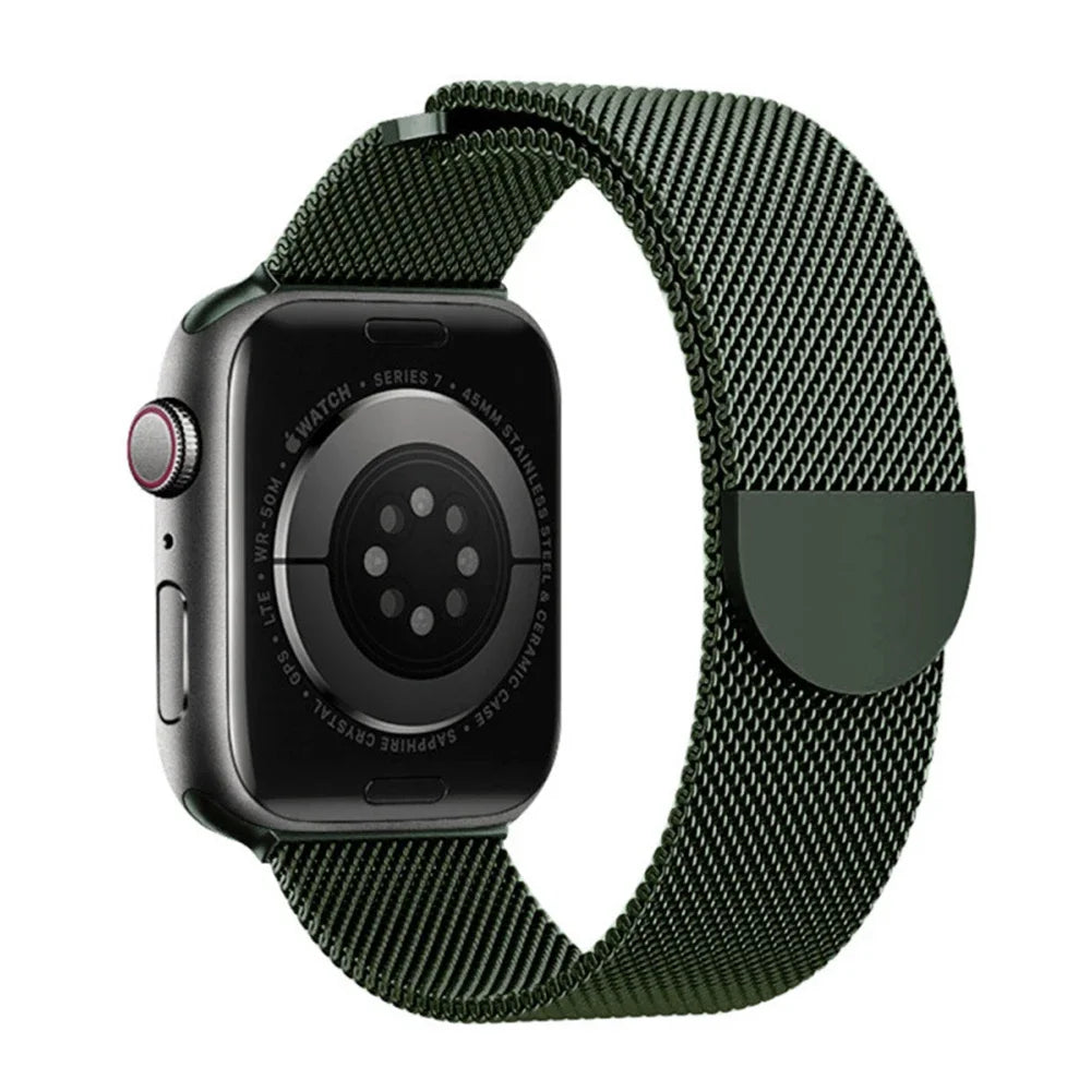 Magnetic Milanese band for Apple Watch 11 10 46mm 42mm Ultra 3 2 49mm band for Apple Watch 9 8 7 6 5 SE 3 44mm 45mm 40mm 41mm Band