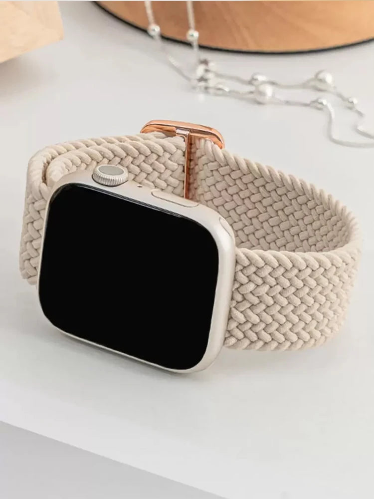 band for Apple Watch band Series 11 10 9 8 7 SE Ultra 3 49mm 46mm 42mm 44mm 45mm 40mm Braided band correa Apple Watch accessories