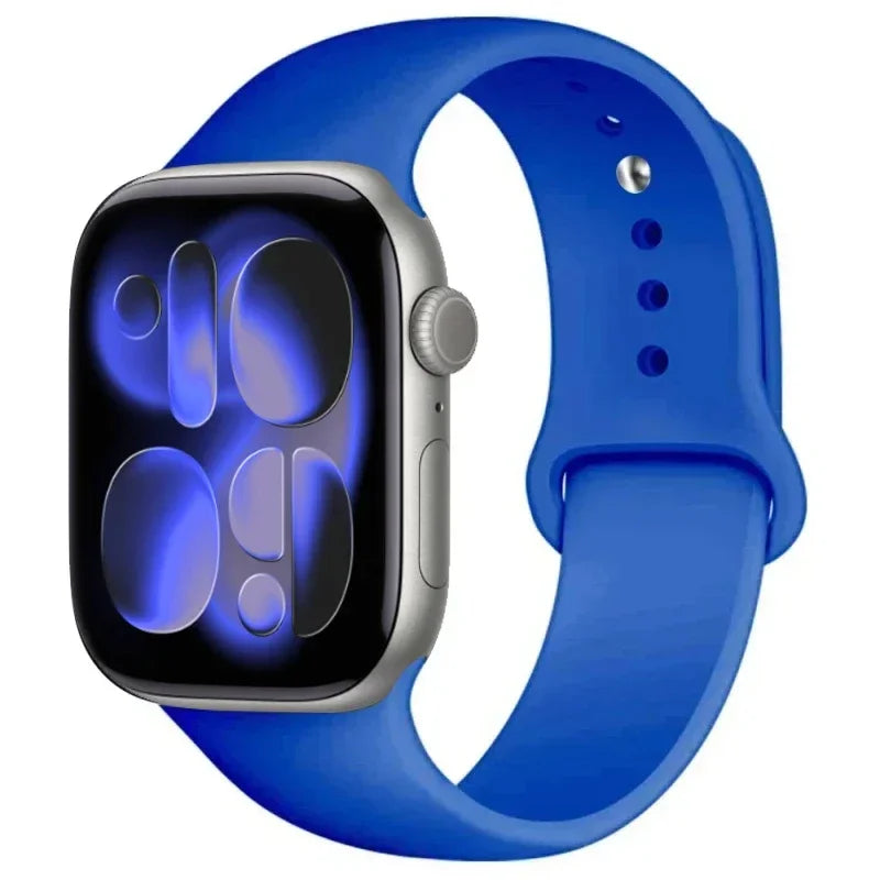 For Apple Watch band 46mm 42mm 45mm 44mm 40mm Silicone sport band Apple Watch Series 11 10 8 7 6 5 4 SE 9 Ultra 3 2 49mm band