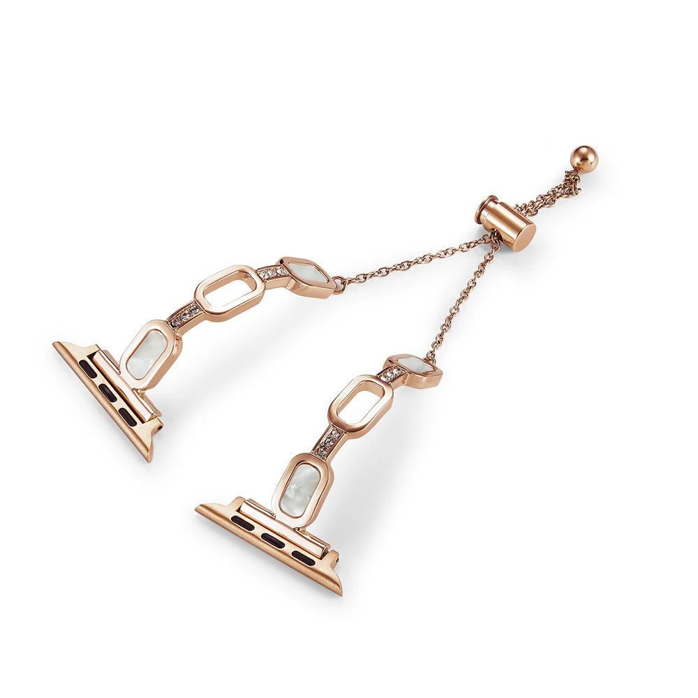 Women metal band for Apple Watch 10 9 8 band 42mm 46mm 41mm 45mm 40mm 44mm band Apple Watch Series 7 SE 6 5 Ultra watch band Belt