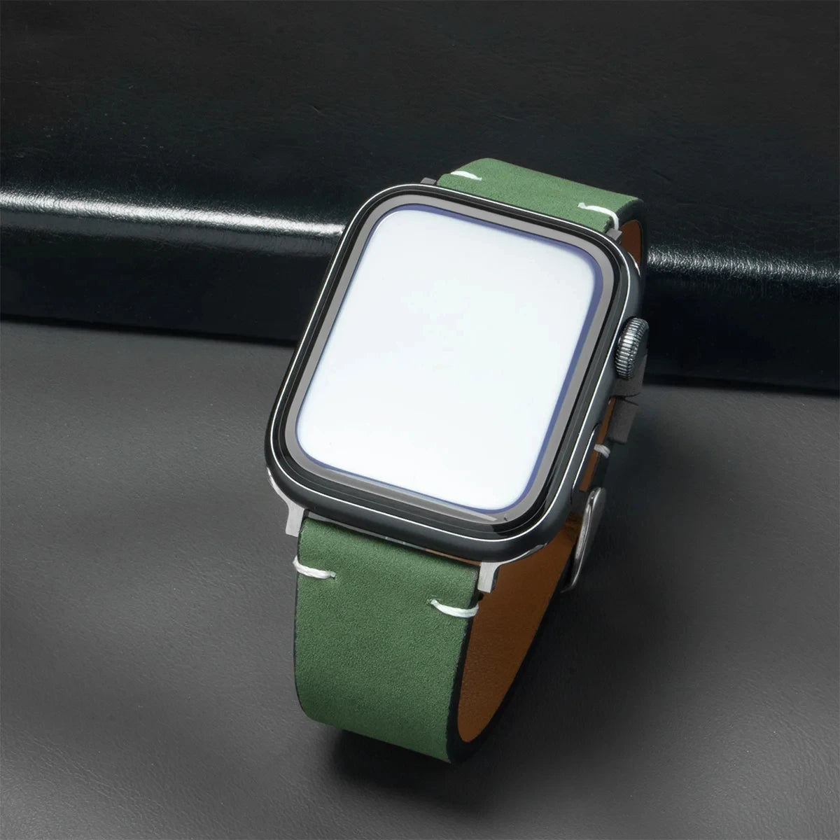 Leather band for Apple Watch band Ultra 2 49mm 46mm 42mm 45mm 44mm 42mm 40mm 41mm watch band for Apple Watch Series 10 9 8 7 6 SE 5 4