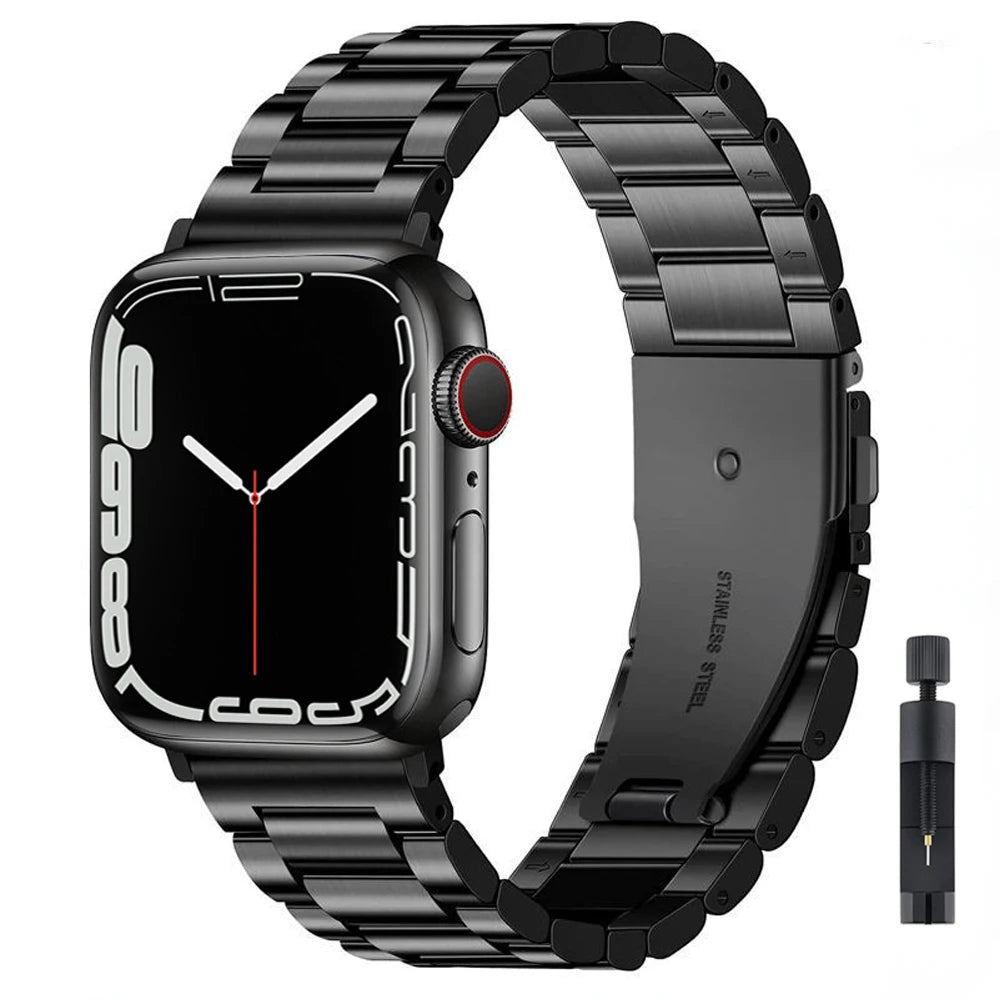 Metal band for Apple Watch band 49mm 45mm 41mm 44mm 40mm 42mm 46mm Stainless steel band Apple Watch 11 10 Ultra 9 8 7 6 5 SE band