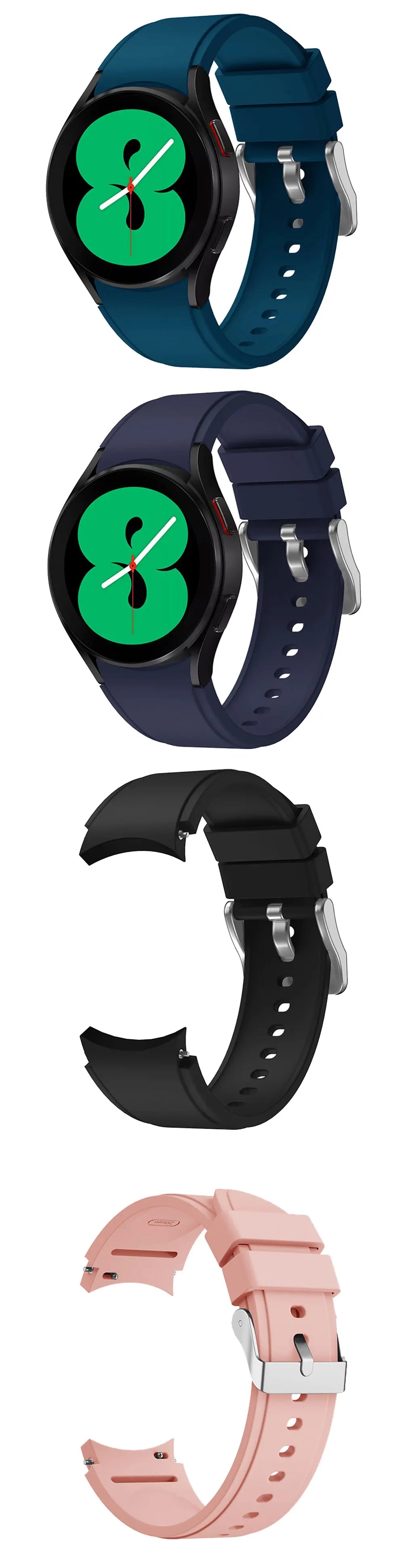 Sport Silicone Strap for Samsung Galaxy Watch 6 44mm 40mm Accessories Watch Band Bracelet Galaxy Watch6 Classic 43mm 47mm Correa