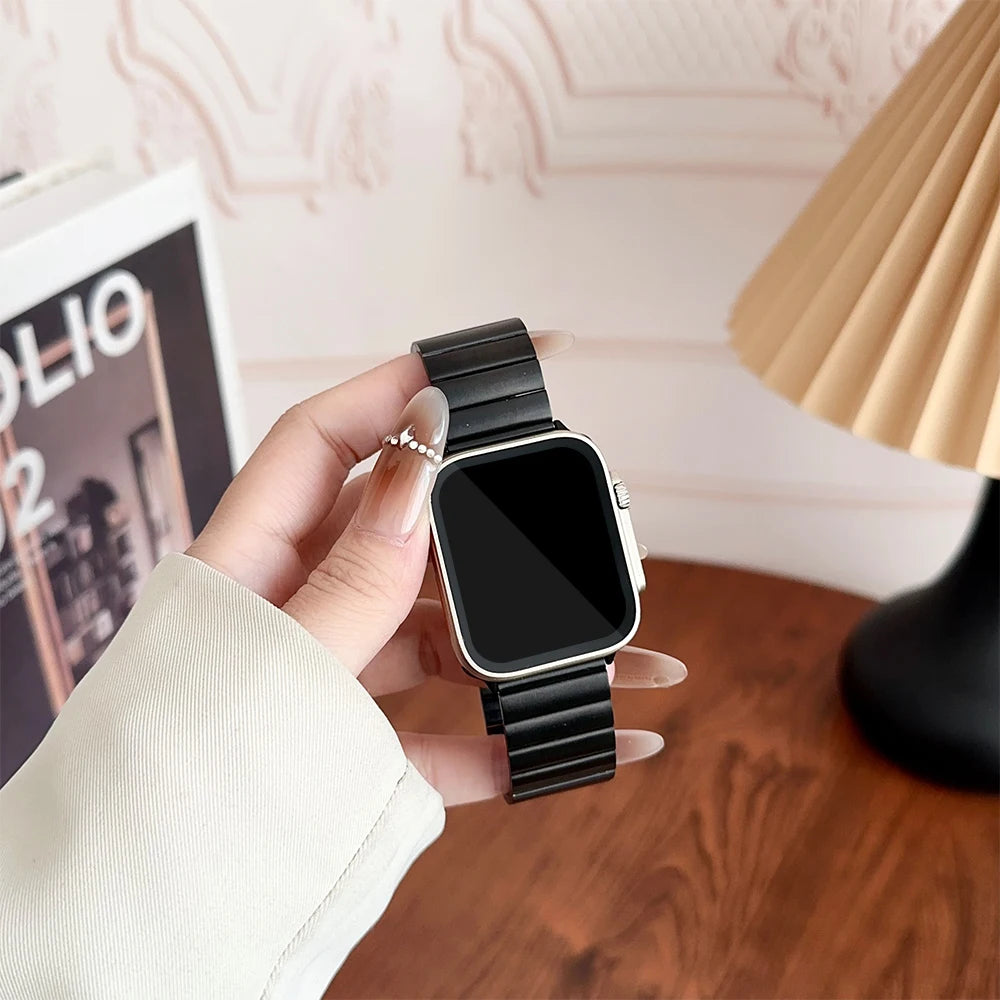 Stainless steel band for Apple Watch band 49mm 45mm 41mm 44mm 40mm 42mm 38mm metal bands Apple Watch Ultra 11 10 9 4 5 SE 6 7 8