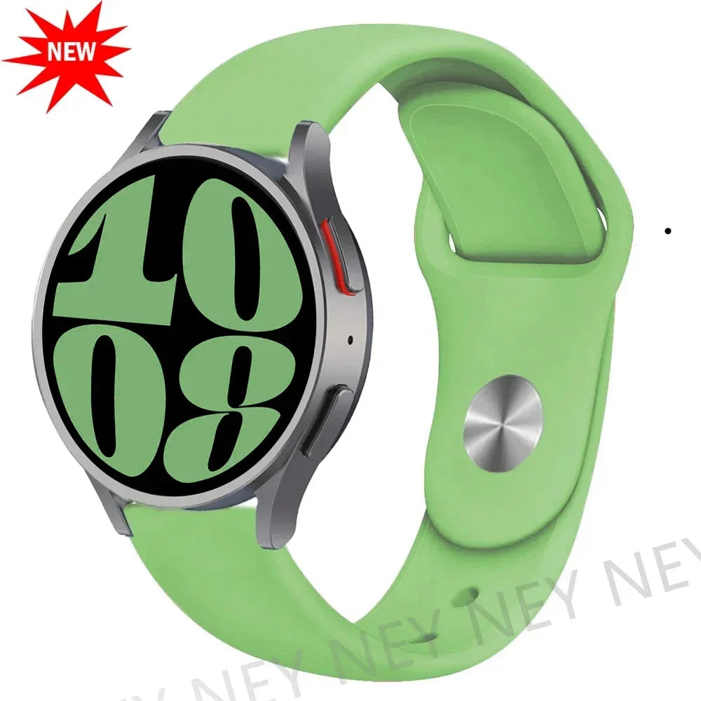 20mm 22mm strap For Samsung Galaxy watch 5 pro/6/4/Classic/Active 2/Gear S3 frontier silicone bracelet Huawei GT 2/2e/3 pro band