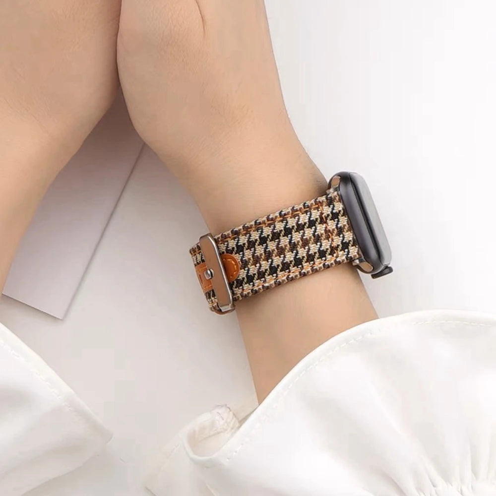 Corre Leather Loop For Apple Watch band Series Ultra 11 10 9 8 7 6 5 4 3 2 1 SE 38mm 40mm 41mm 42mm 44mm 45mm 46mm 49mm band