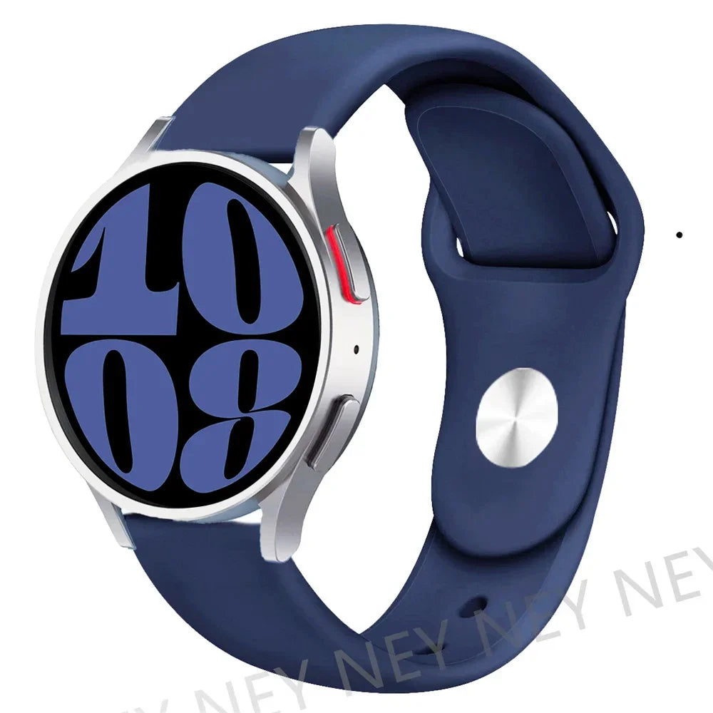 20mm 22mm strap For Samsung Galaxy watch 5 pro/6/4/Classic/Active 2/Gear S3 frontier silicone bracelet Huawei GT 2/2e/3 pro band