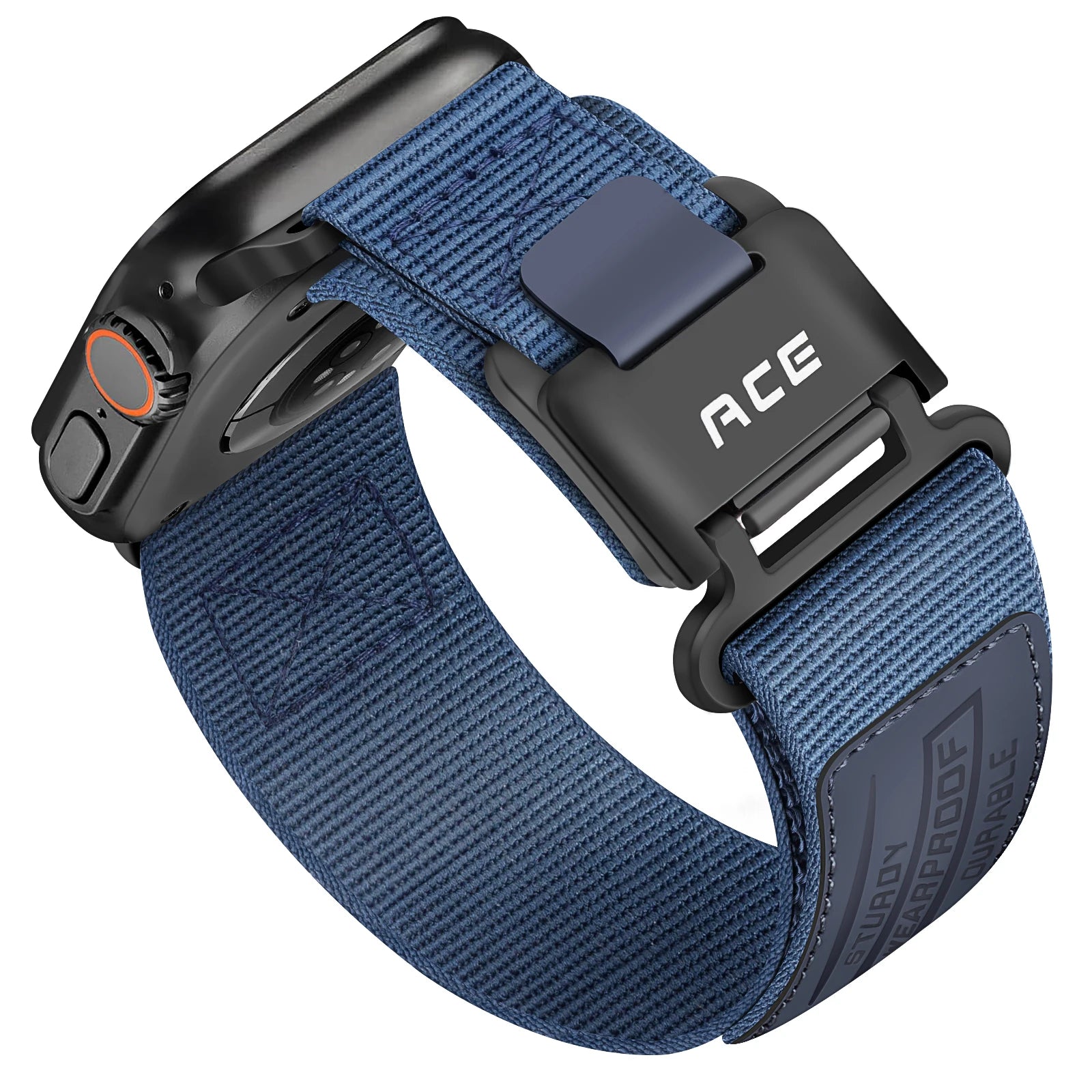 Magnetic Buckle Nylon band for Apple Watch band 44mm 45mm 46mm Ultra 2 49mm 42mm 44mm 45mm Men band for Apple Watch Series7 8 9 SE 456S