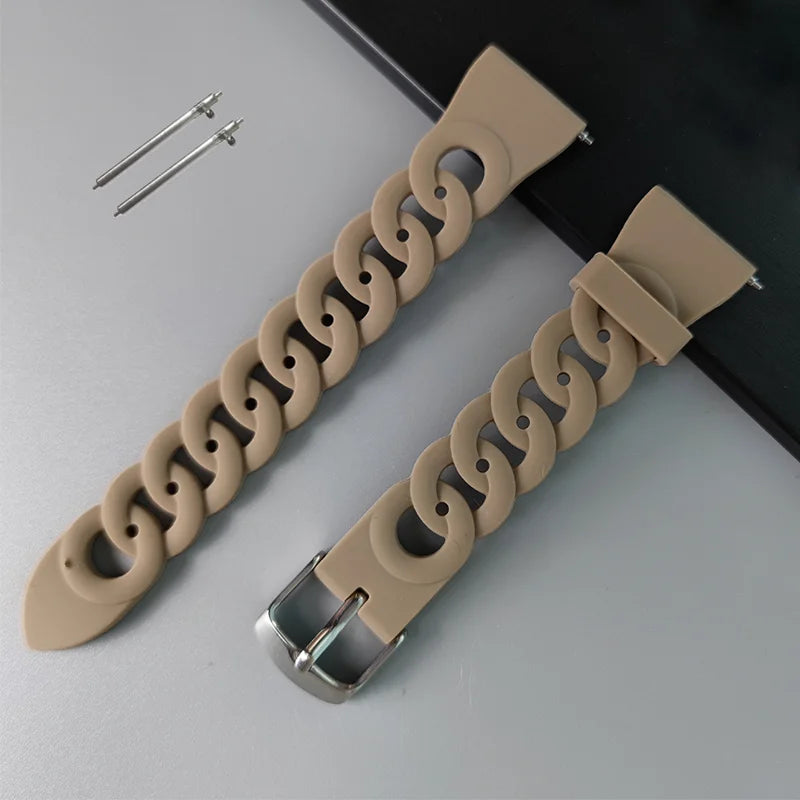 20mm strap For Samsung Galaxy watch 4/6/4classic/5/Pro/Active 3/2/Gear S3/amazfit bip bracelet Huawei watch GT 2/3 Pro 22mm band