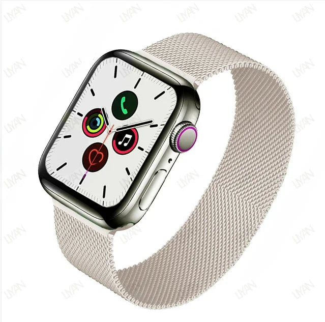 Milanese Loop for Apple Watch band 44mm 45mm 40mm 41mm 46mm 42mm pride band Apple Watch Series 9 8 7 6 SE 5 4 10 Ultra 2 49mm band