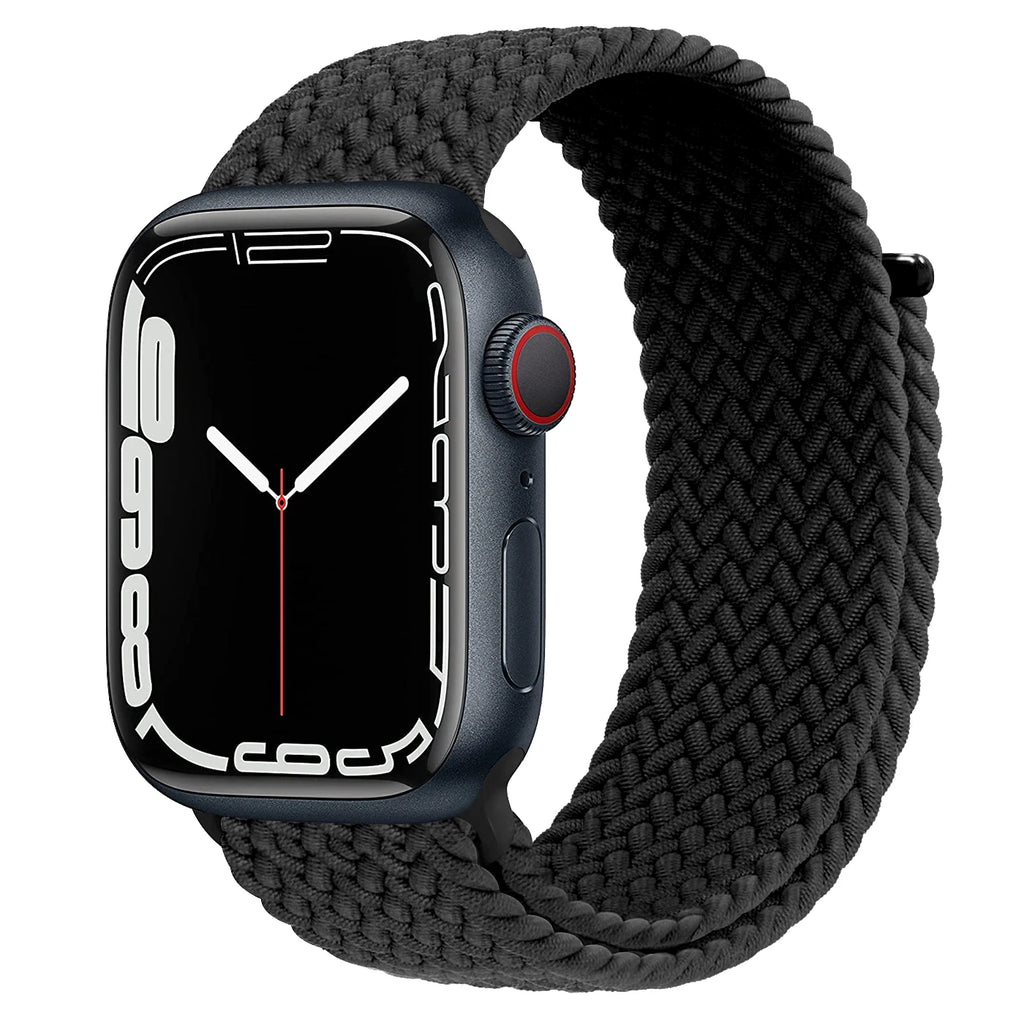 Band For Apple Watch band 44mm 40mm 45mm 41mm 42mm Ultra 49mm correa Braided Solo Loop band Apple Watch Series 7 3 5 SE 6 8