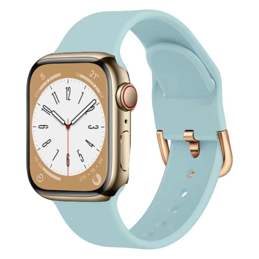 Silicone band for Apple Watch band 46mm 42mm 45mm 41mm 44mm 46mm band Wristband Apple Watch Series 10 9 8 7 6 5 SE Ultra 2 49mm