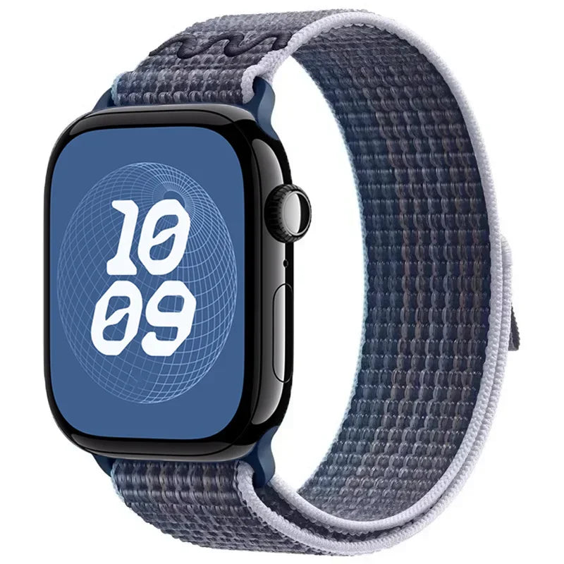 Sport band for Apple Watch band 49mm for Apple Watch S11 S10 9 8 7 6 5 4 3 SE Ultra 2 3 Nylon Loop band 46mm 45mm 44mm 41mm 42mm