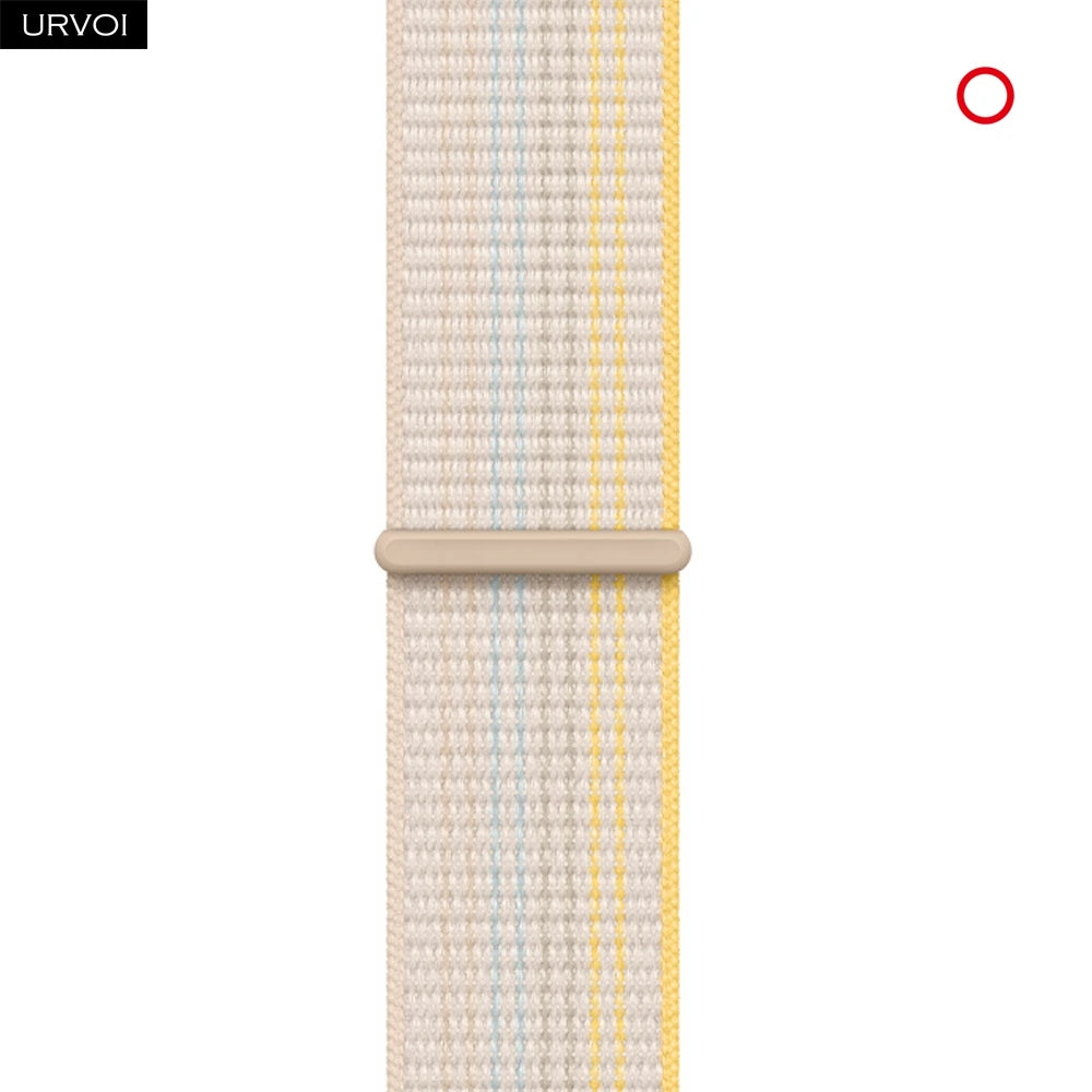 URVOI Sport Loop for Apple Watch Ultra 3 2 Series 11 10 9 8 SE3 Nylon loop for Apple Watch sport band 42mm 46mm breathabe hook fastener