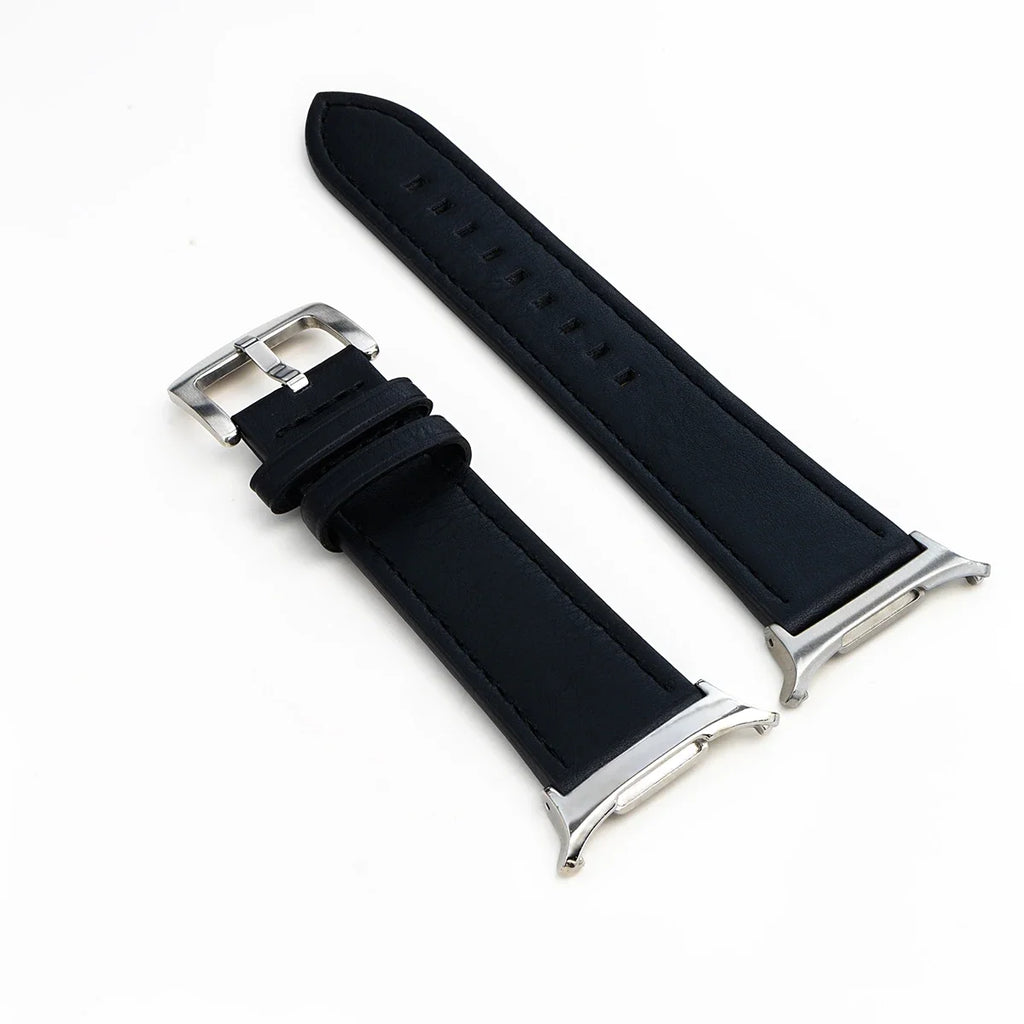 No Gaps Leather Strap for Samsung Galaxy Watch Ultra 47mm Wristband Bracelet for Galaxy Watch 7 Ultra 47mm Quick Business Band