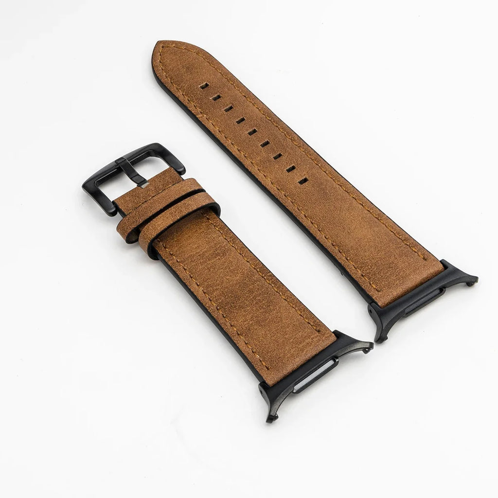 No Gaps Leather Strap for Samsung Galaxy Watch Ultra 47mm Wristband Bracelet for Galaxy Watch 7 Ultra 47mm Quick Business Band