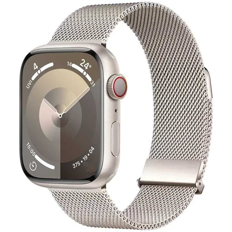 Metal Milanese band For Apple Watch Ultra 2 49mm 11 10 9 8 7 Magnetic band Apple Watch 6 5 SE 46mm 45mm 41mm 44mm 40mm 42mm