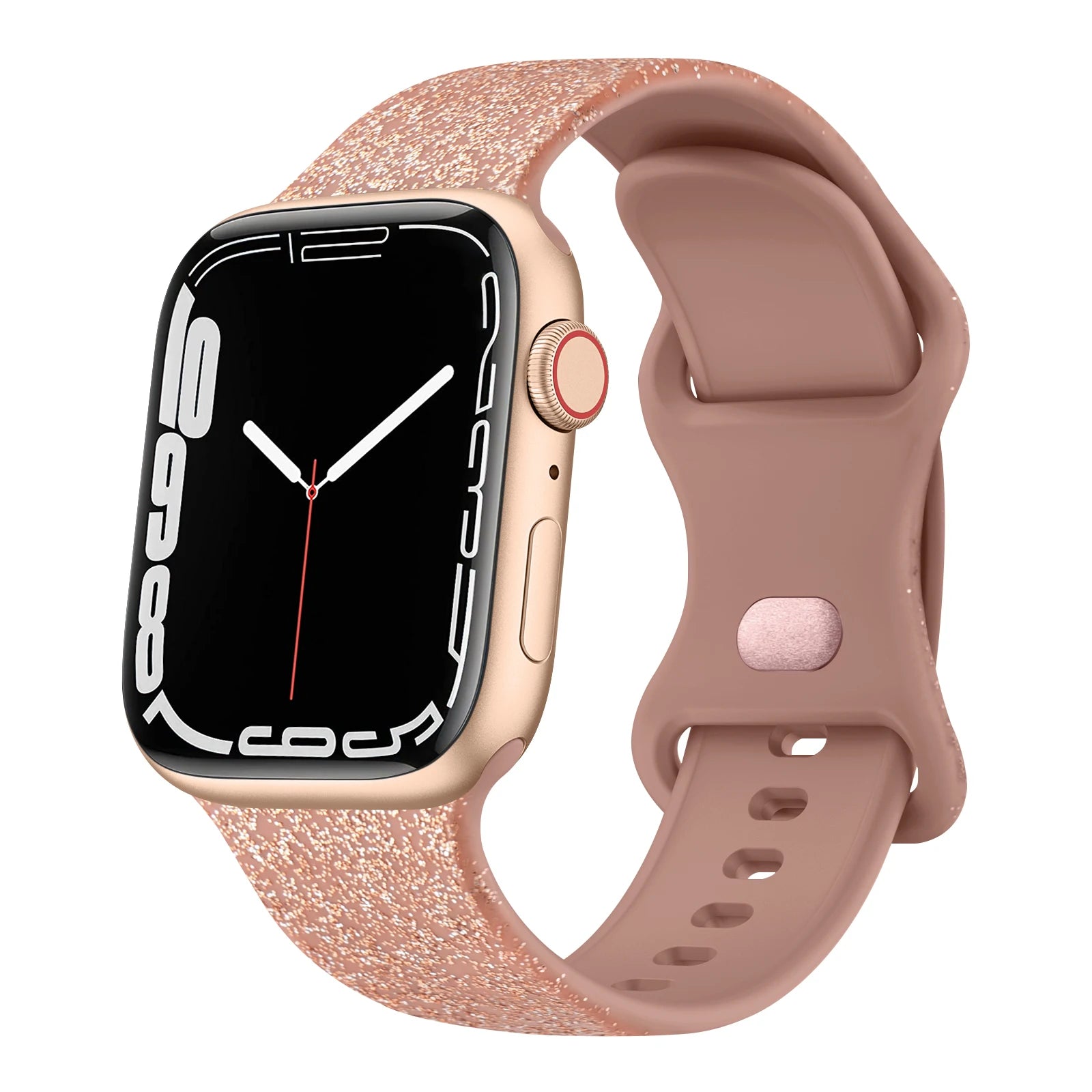 Soft TPU band For Apple Watch Ultra 49mm 10 9 8 7 41mm 45mm 46mm band Bling Wristband For Apple Watch 6 5 4 3 2 38mm 42mm 40mm 44mm