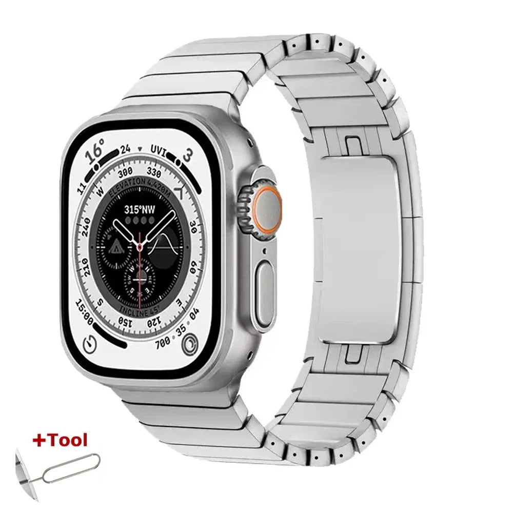 Stainless Steel band for Apple Watch band Ultra 3 49mm 46mm 42mm 45mm 41mm 44mm 40mm metal band for Apple Watch 11 10 9 8 7 6 5 4 SE