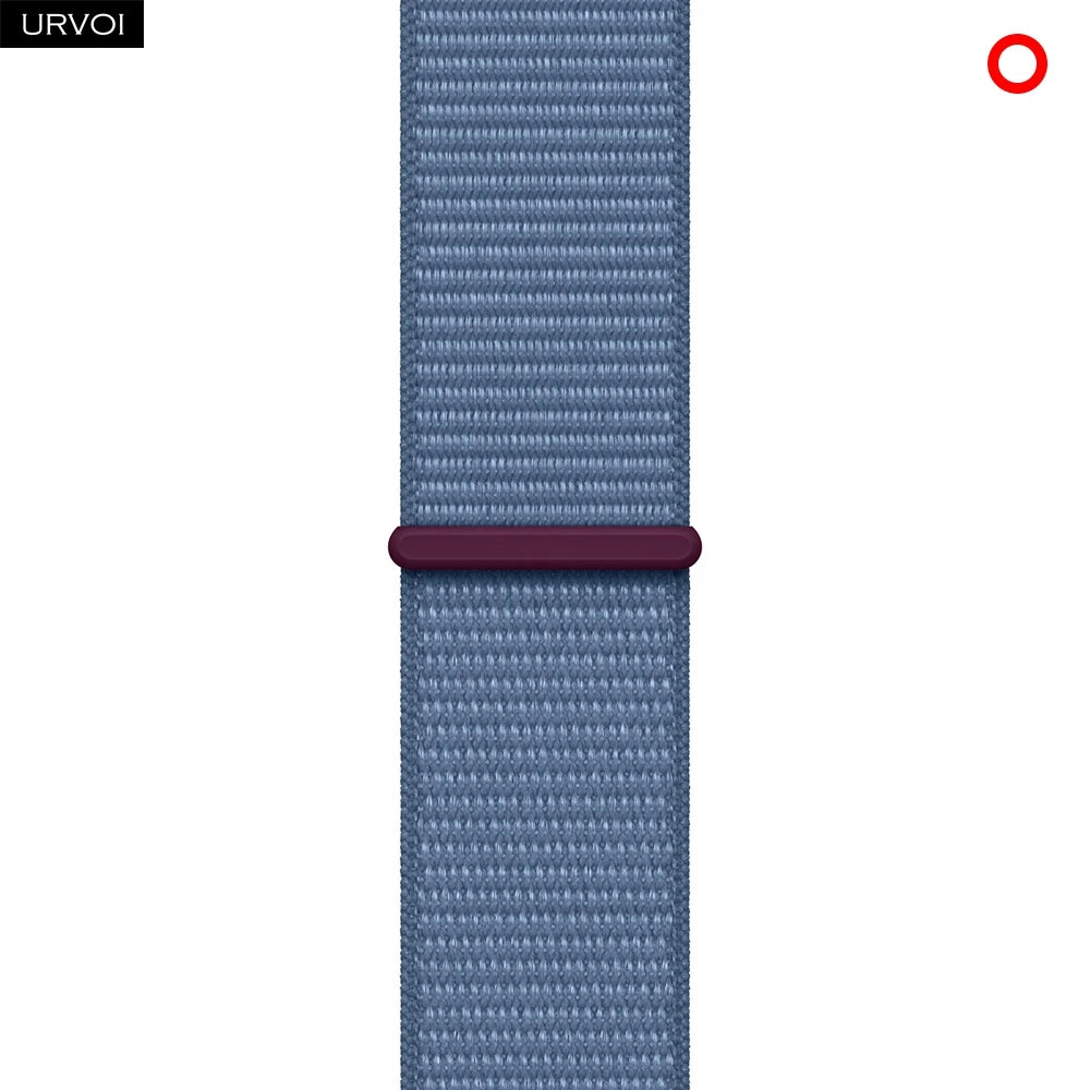 URVOI Sport Loop for Apple Watch Ultra 3 2 Series 11 10 9 8 SE3 Nylon loop for Apple Watch sport band 42mm 46mm breathabe hook fastener