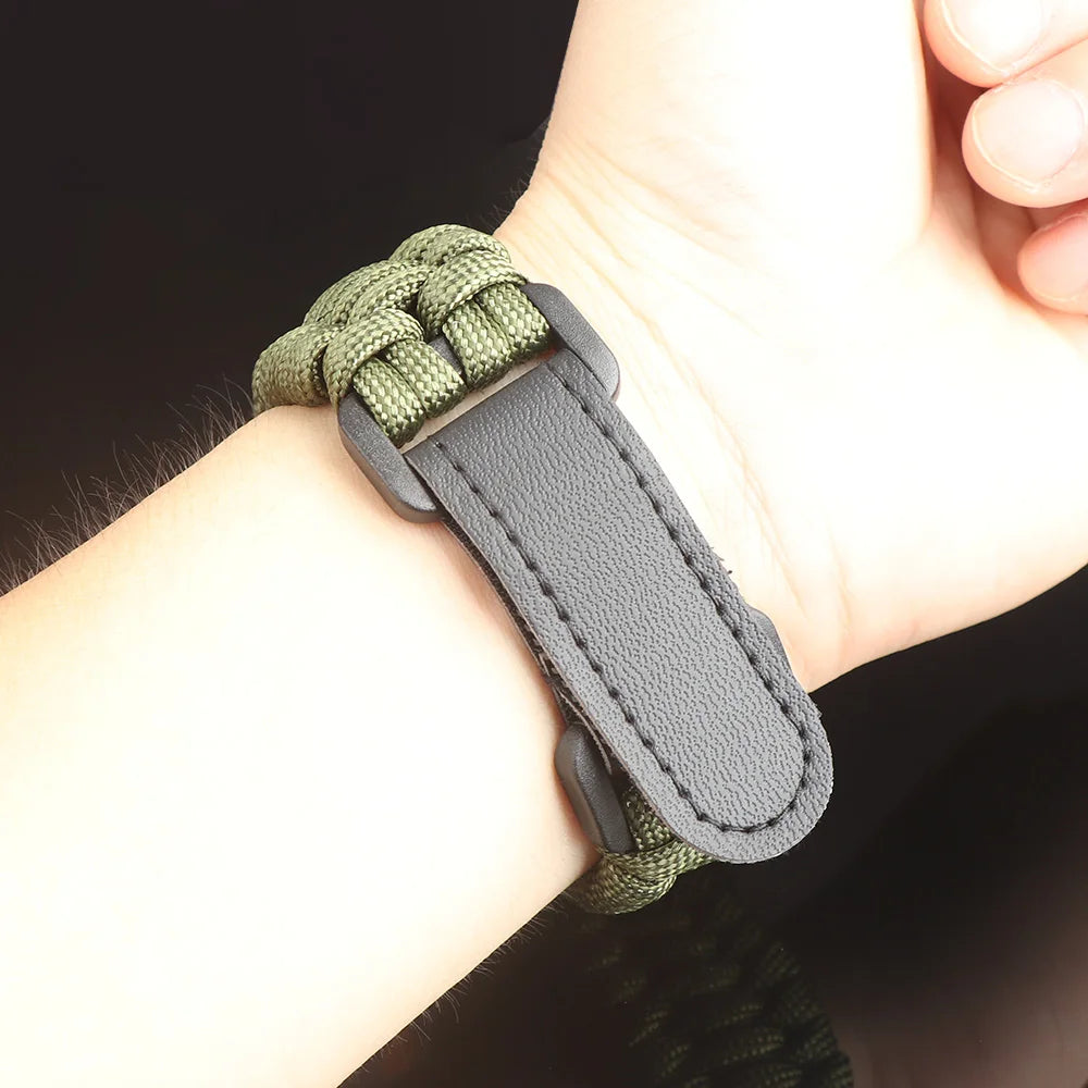 Outdoor Umbrella Rope Band For Samsung Galaxy Watch 8 8Classic Ultra 2 1 Strap Exclusive Bracelet Galaxy 8 40mm 44mm 46mm 47MM