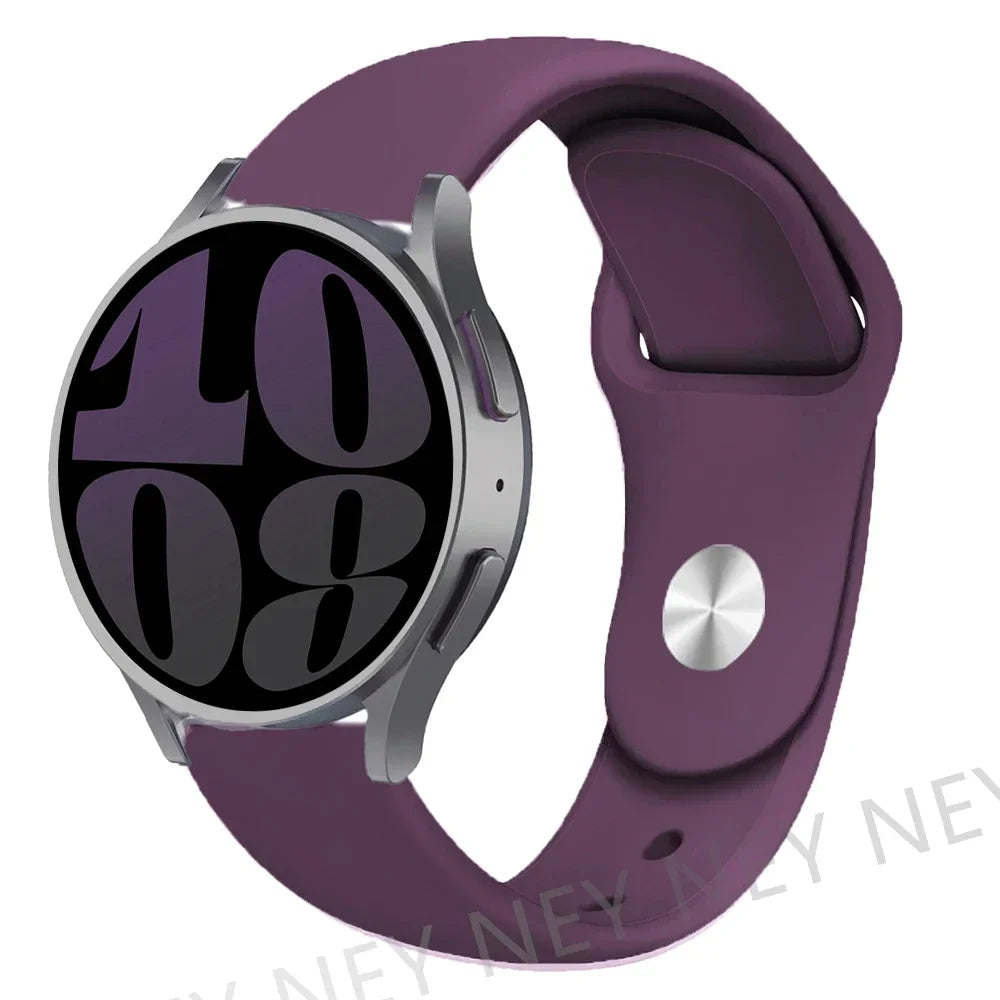 20mm 22mm strap For Samsung Galaxy watch 5 pro/6/4/Classic/Active 2/Gear S3 frontier silicone bracelet Huawei GT 2/2e/3 pro band