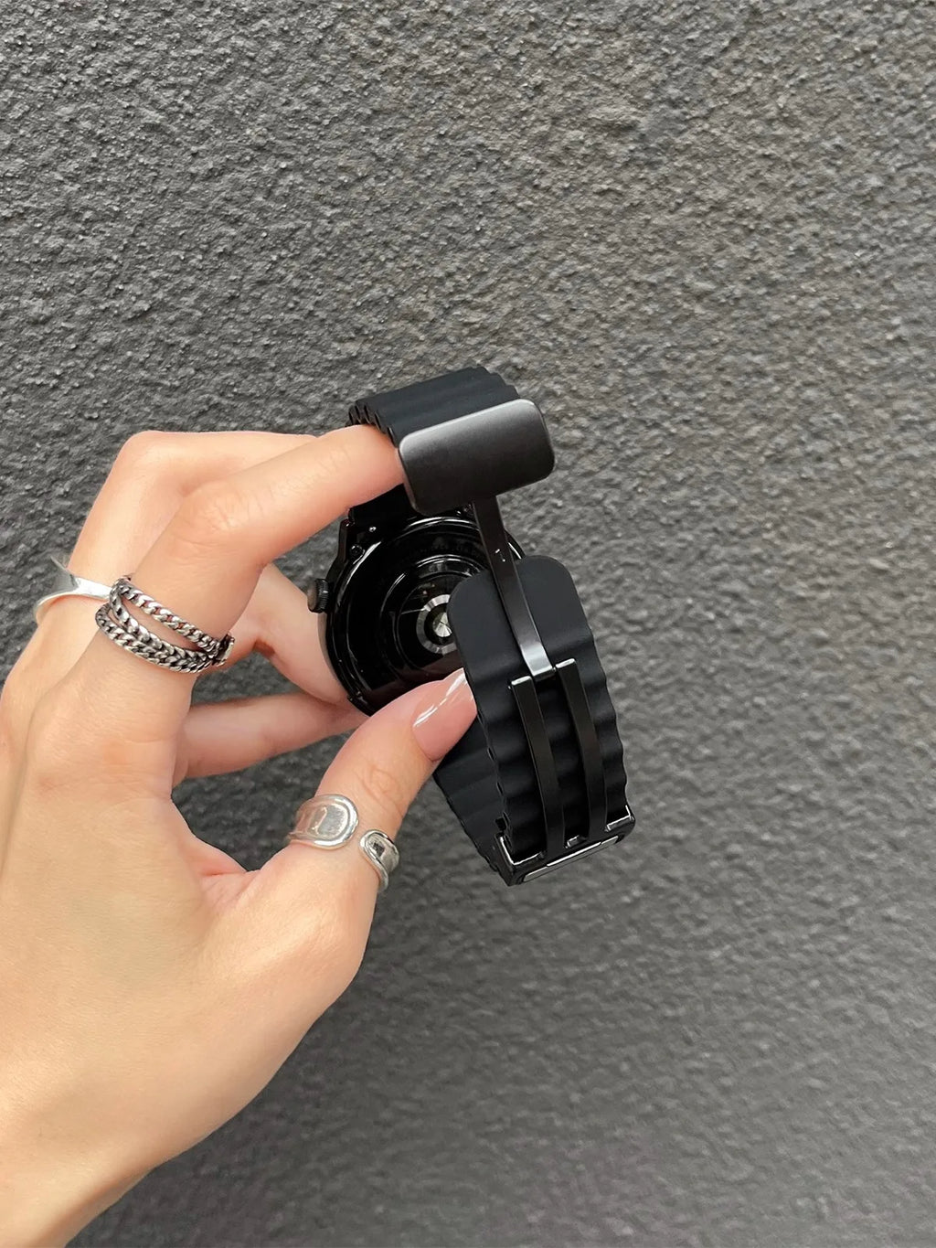 Ocean Silicone Loop Strap For Samsung Galaxy Watch 7 6 5 40mm 44mm Adjustable Bracelet Watchband For Galaxy 4 6 Classic 20/22mm