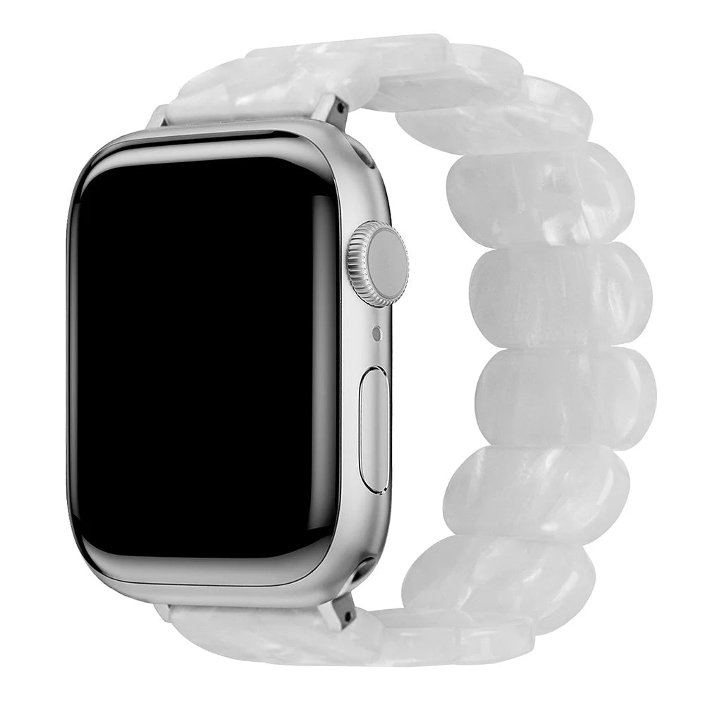 Resin band for Apple Watch band 38mm 40mm 41mm 42mm 44mm 45mm 49mm Resin elastic force band correa Apple Watch Series 9 8 7 SE 6 5
