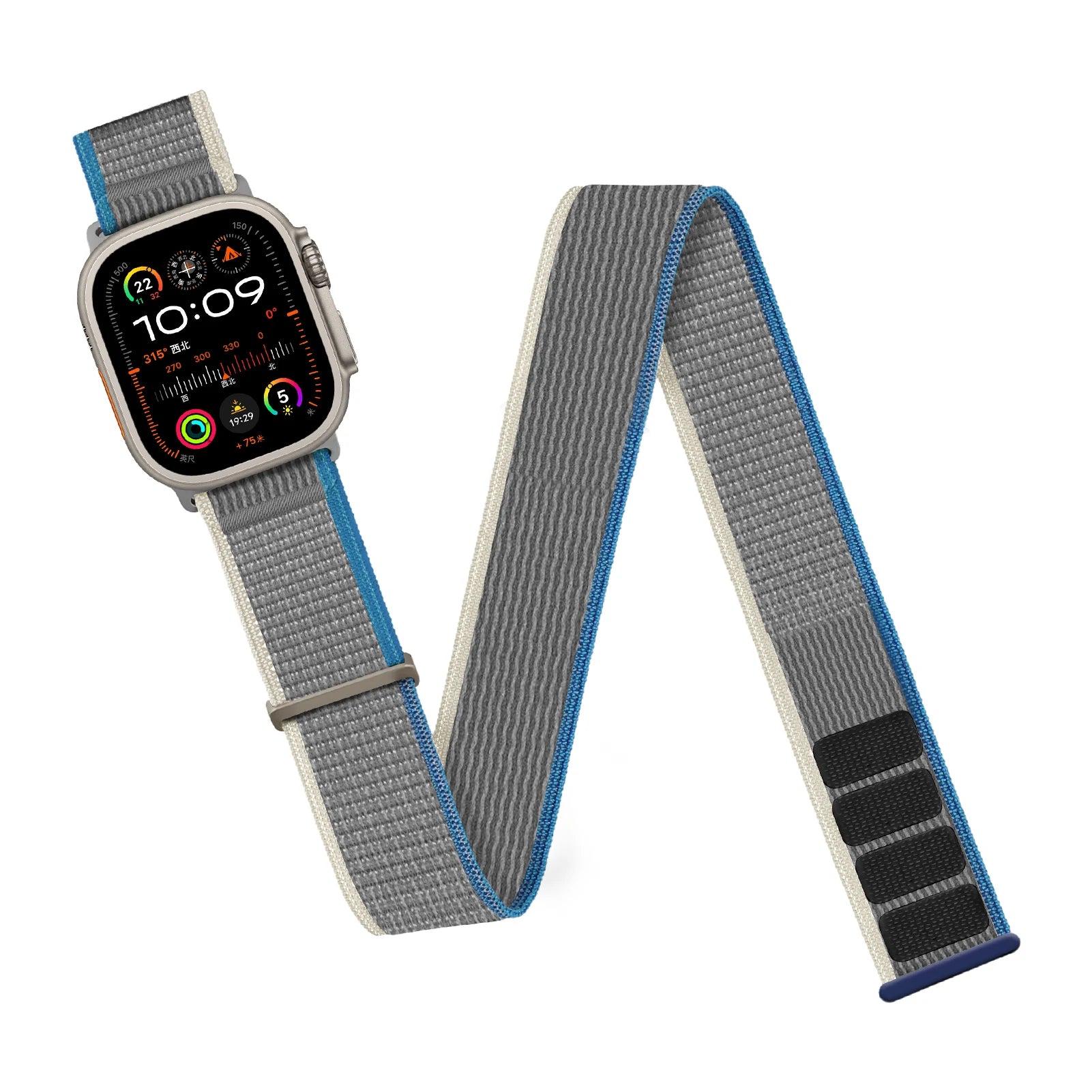 Trail Loop For Apple Watch band Ultra 2 49mm 44mm 40mm 41mm 45mm 38mm Nylon Armband Ankle band Apple Watch Series 9876 SE S10 42mm 46mm