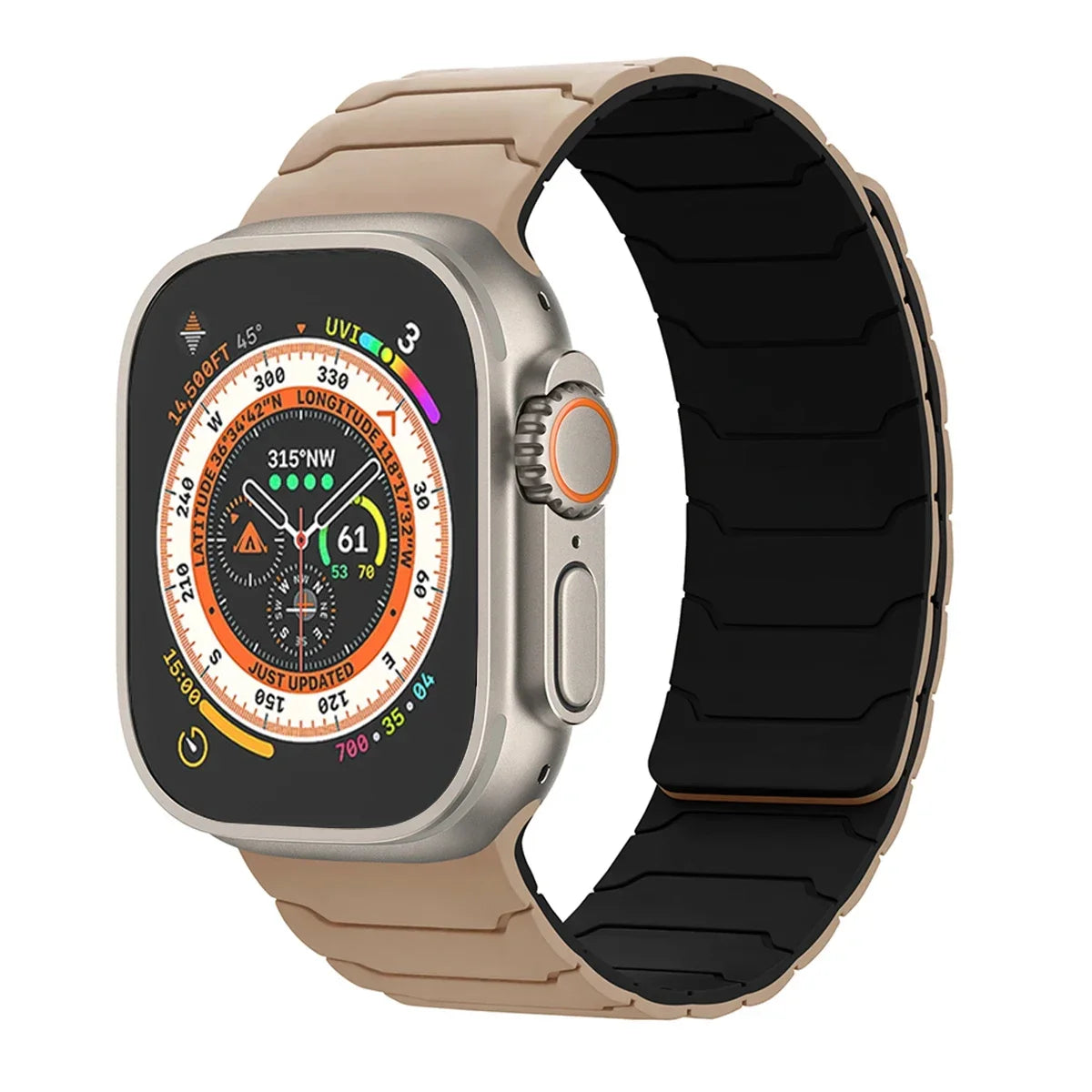 Magnetic band for Apple Watch band Ultra 2 49mm 46mm 44mm 41mm 45mm 42mm Silicone band Apple Watch Series 10 9 8 7 6 5 4 SE band