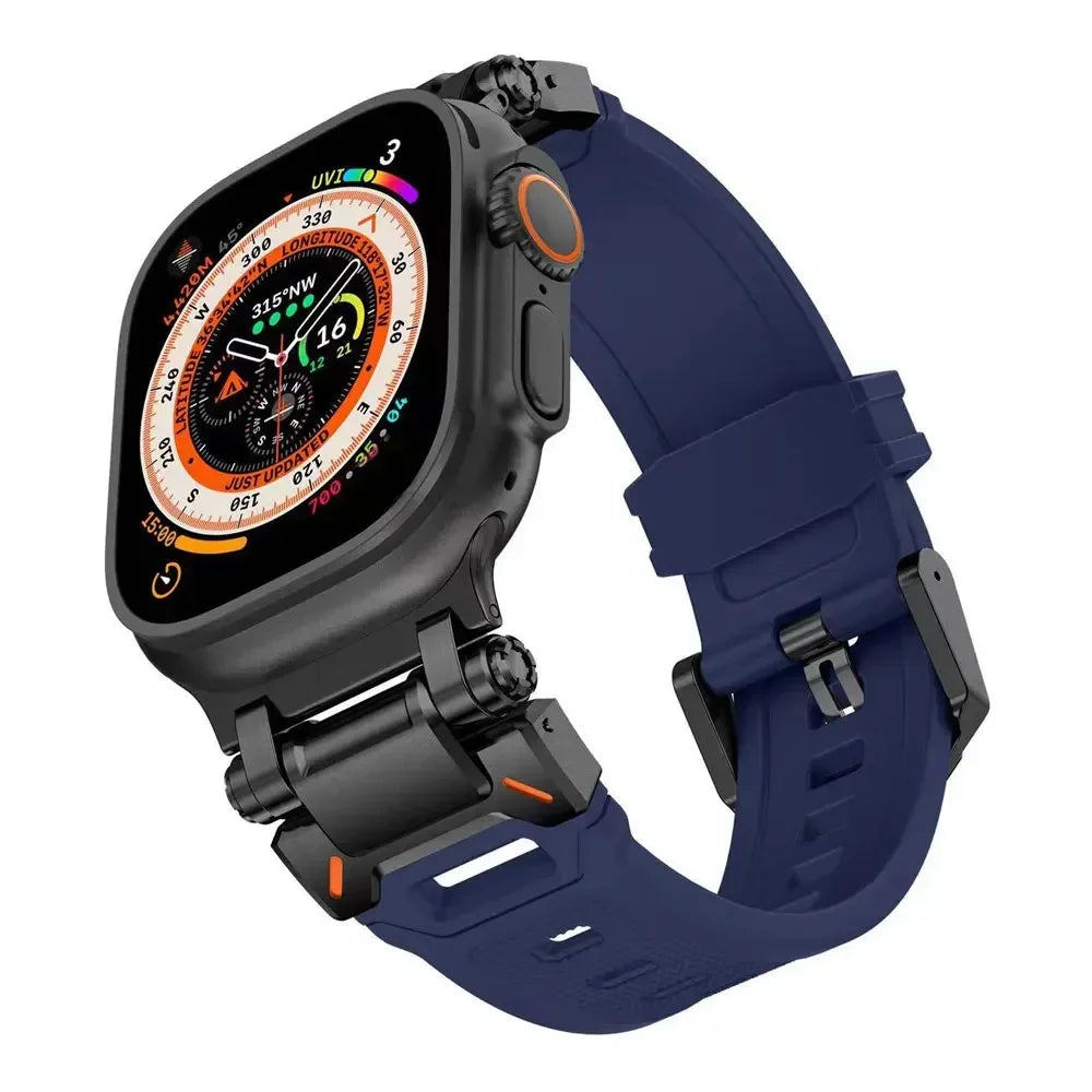 Single Tour band for Apple Watch Ultra 49mm band 44mm 45mm 46mm Men sport band Apple Watch Series 11 10 9 8 7 6 SE Luxury band