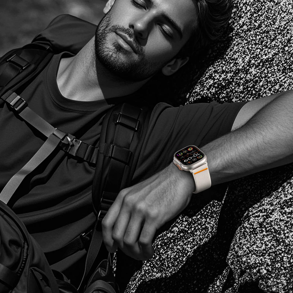 Nylon loop For Apple Watch Ultra 2 3 band 49mm 44mm 46mm 42mm 45mm magnetic band correa Apple Watch Series 10 9 8 7 11 3 SE band