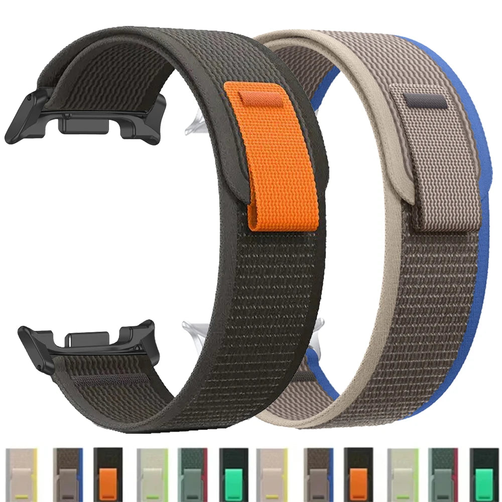 Nylon Straps For Samsung Galaxy Watch 8/8 Classic 40 44mm 46mm Smartwatch Watchband Sport Loop Bracelet For Galaxy Watch 8 Band