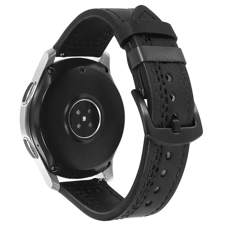 Leather band for Samsung Galaxy watch 6 strap 6classic/5/pro/4/Active 2 20mm 22mm bracelet Huawei Watch GT 2/2e/3/pro watchbands