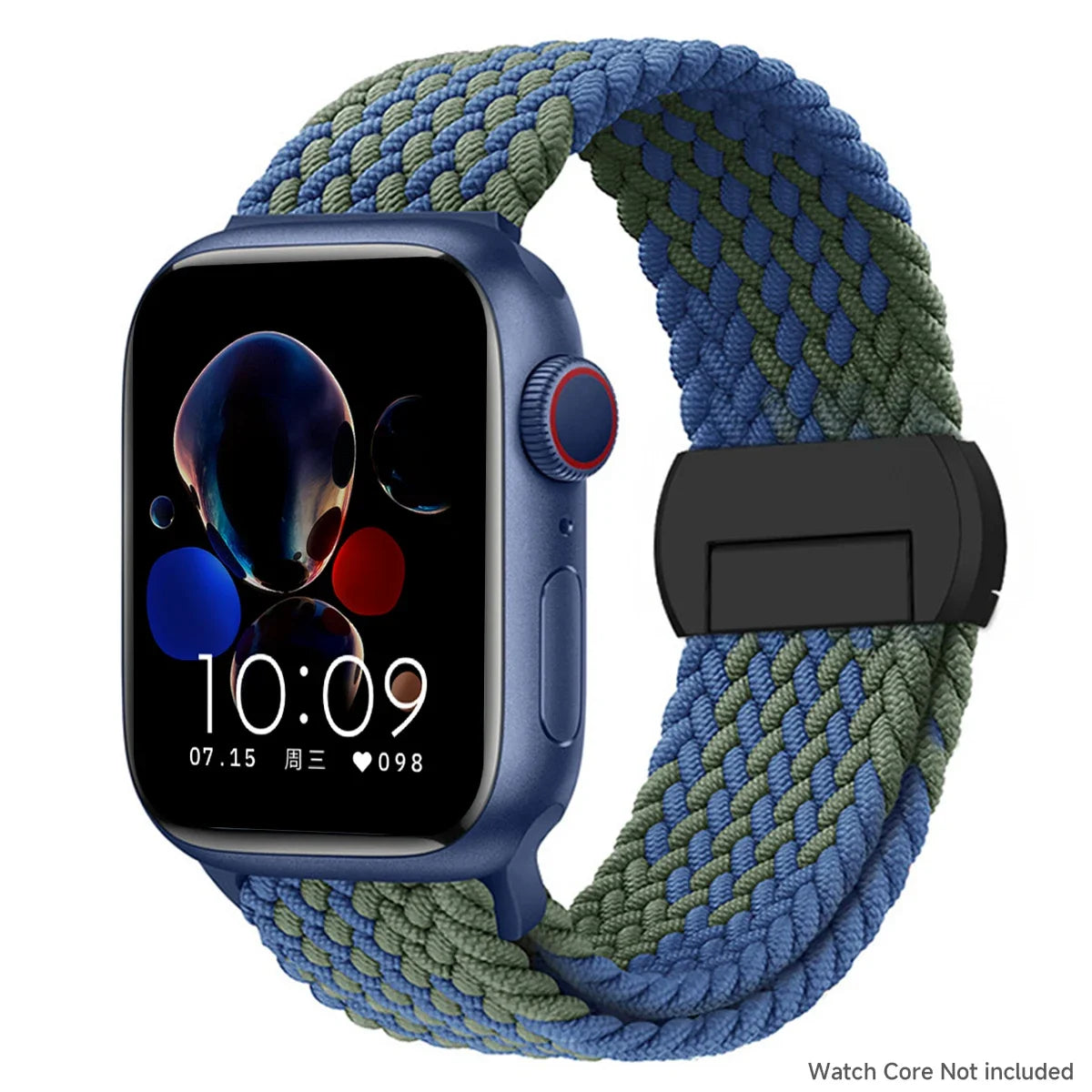 Braided band For Apple Watch band 44mm 40mm 45mm 49mm 41mm 38mm buckle band Apple Watch Series SE 10 9 8 7 6 Ultra 2 Magnetic Band