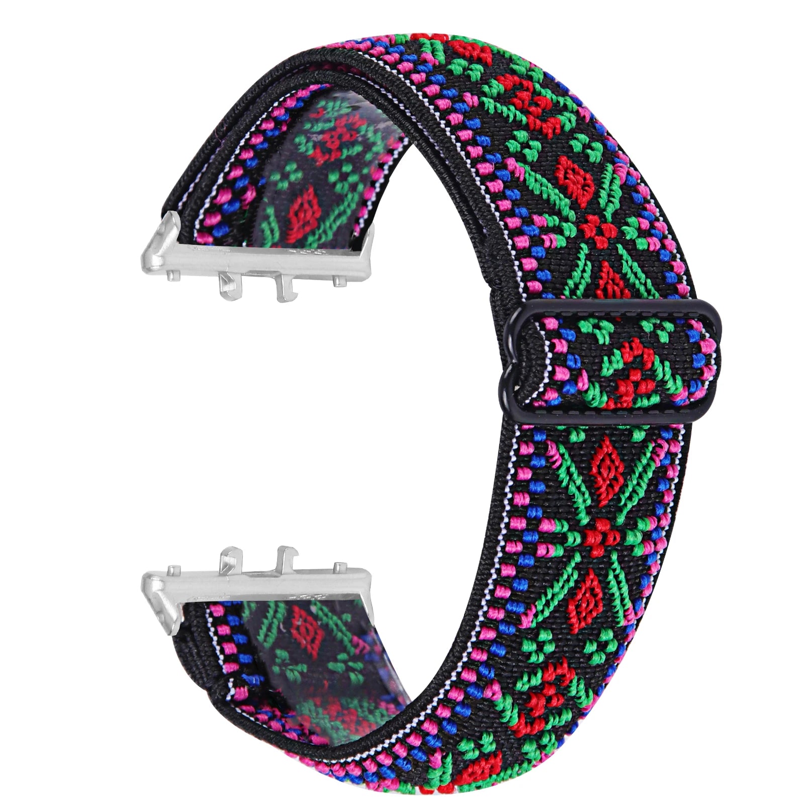 Tie Dye Print Strap For Samsung Galaxy Fit 3 Weaves Elastic Wristband For Samsung Galaxy Fit 3 SM-R390 Sport Vintage Watchband