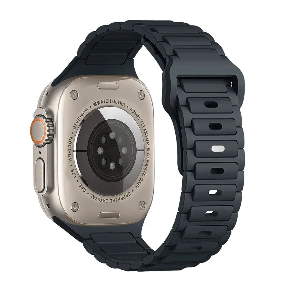 band For Apple Watch band 44mm 45mm Ultra 1 2 49mm 40mm 41mm 42mm 45mm 44mm Silicone band Apple Watch Series 10 9 8 SE 7 6 5 Band