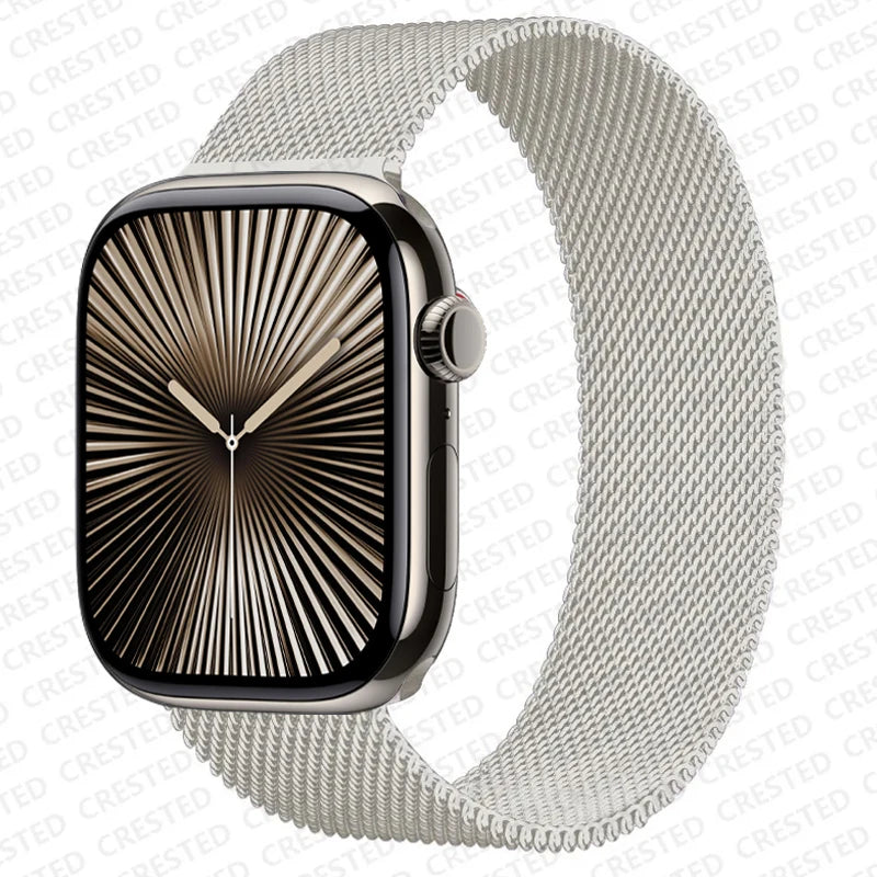 Milanese Loop band For Apple Watch 11 10 9 7 SE 6 8 46mm 42mm 44mm 45mm 40mm 41mm belt correa band Apple Watch band Ultra 3 49mm