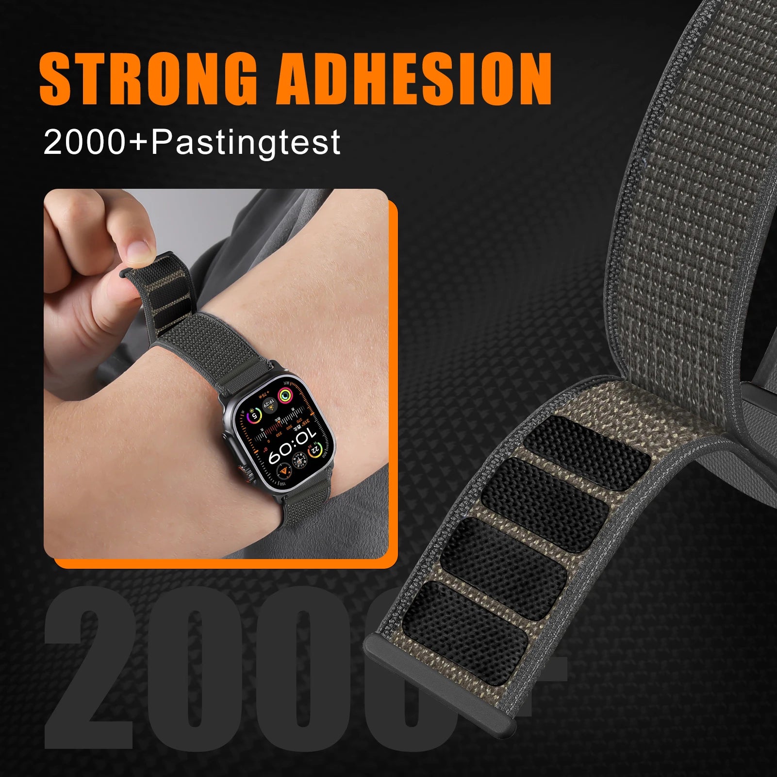 Trail Loop For Apple Watch band Ultra 2 49mm 44mm 40mm 41mm 45mm 38mm Nylon Armband Ankle band Apple Watch Series 9876 SE S10 42mm 46mm