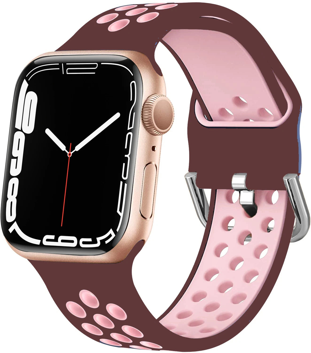 Silicone band For Apple Watch band 44mm 40mm 45mm 49mm 41mm 38mm 42mm 44mm band Apple Watch Ultra 2 Series 7 3 4 5 6 SE 8 Bands