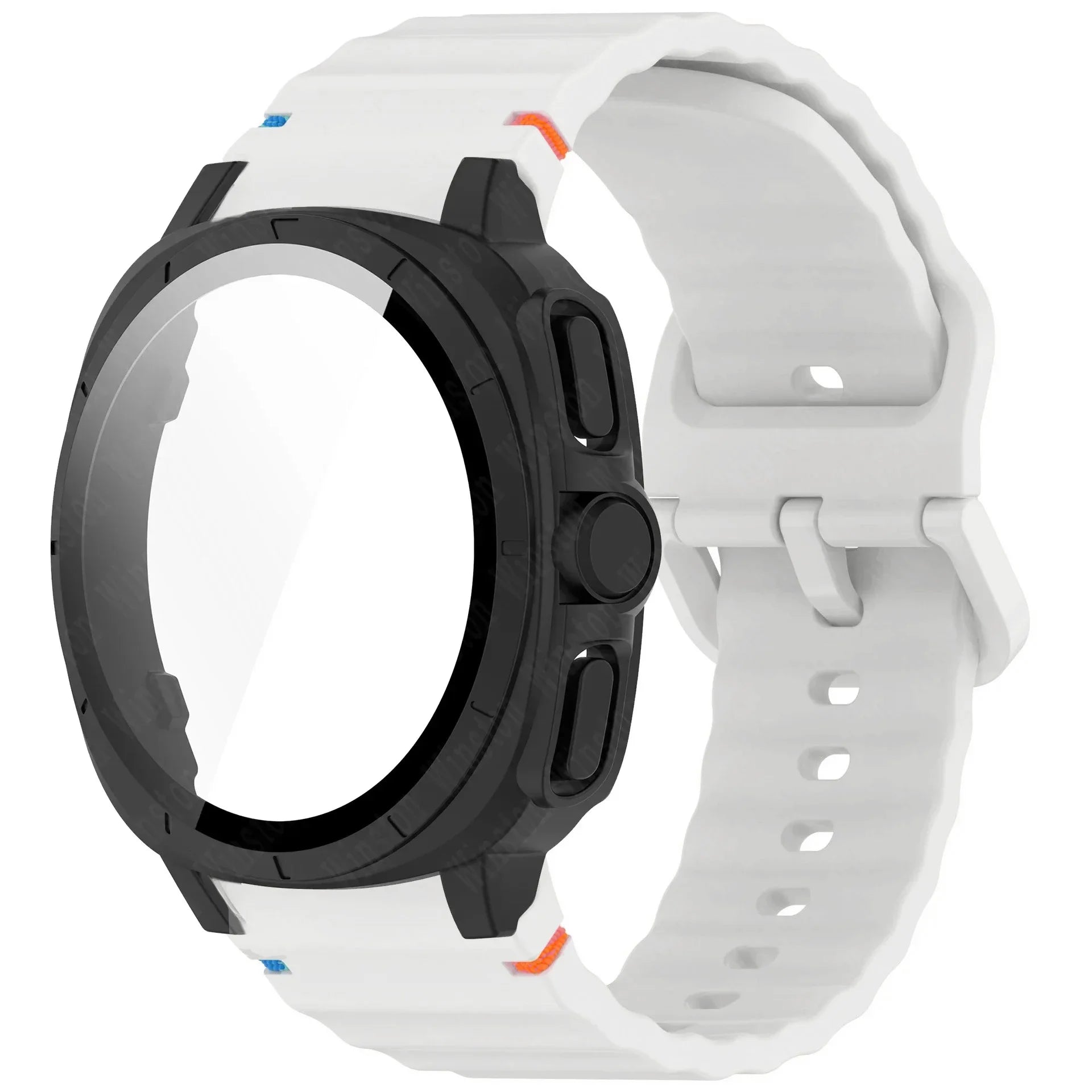 Case+Strap for Samsung Galaxy Watch 7 40mm 44mm Appearance Upgrade Ultra 47mm for Galaxy Watch 7 Sports silicone Bracelet