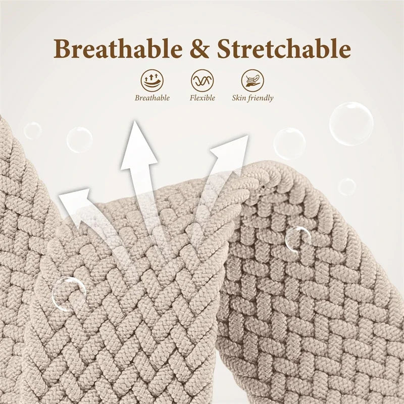 Braided Solo band For Apple Watch band 46mm 45mm 49mm 44mm 42mm 41mm 40mm Nylon Elastic band Apple Watch Series 10 9 7 SE 6 8 5 4