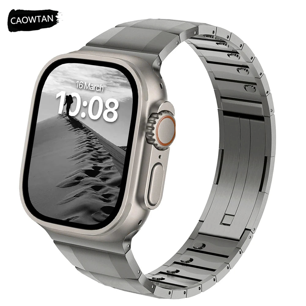 Quick Fit metal watch band for Apple Watch Ultra 2 1 49mm 10 46mm Stainless Steel band for Series 9 8 7 6 5 4 45mm 44mm band