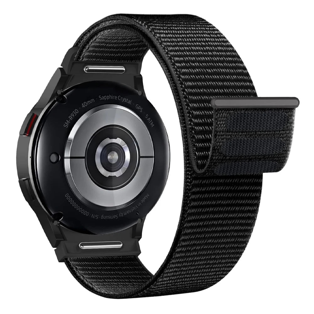 No gaps Band For Samsung Galaxy Watch 7 6 FE 4 Classic 5 pro 44mm 40mm 47mm 45mm Nylon Loop bracelet correa Galaxy Watch 7 Strap