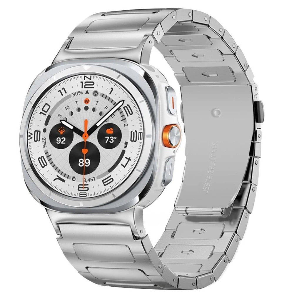 Luxury Metal Strap For Samsung Galaxy Watch Ultra 2025 Stainless Steel Band Correa Bracelet Samsung Galaxy Ultra 47mm Watchband