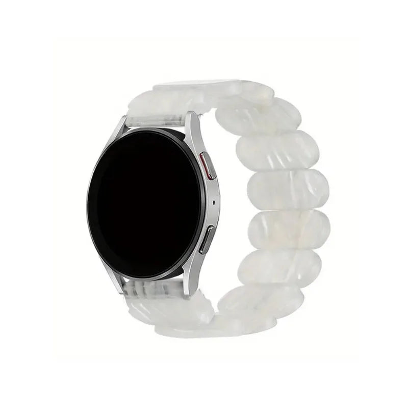 20mm/22mm Strap for Samsung Watch Band 7 6 5 4 FE 40mm 44mm 45mm Resin Band Replacement Bracelet for Samsung Watch Ultra 7 47mm