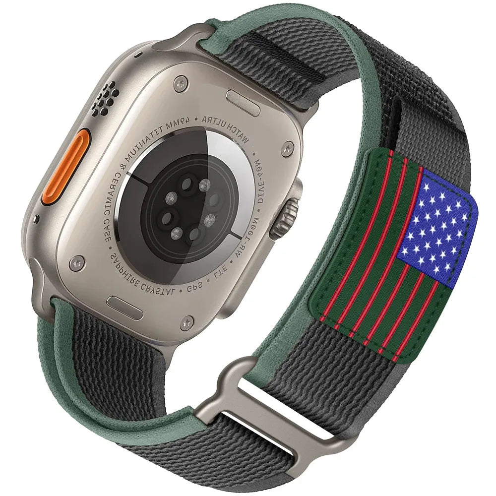 Trail Loop band for Apple Watch Ultra 2 49mm band 46mm 44mm 40mm 41mm 42mm 45mm Nylon band for Apple Watch Series 10 9 8 7 6 SE