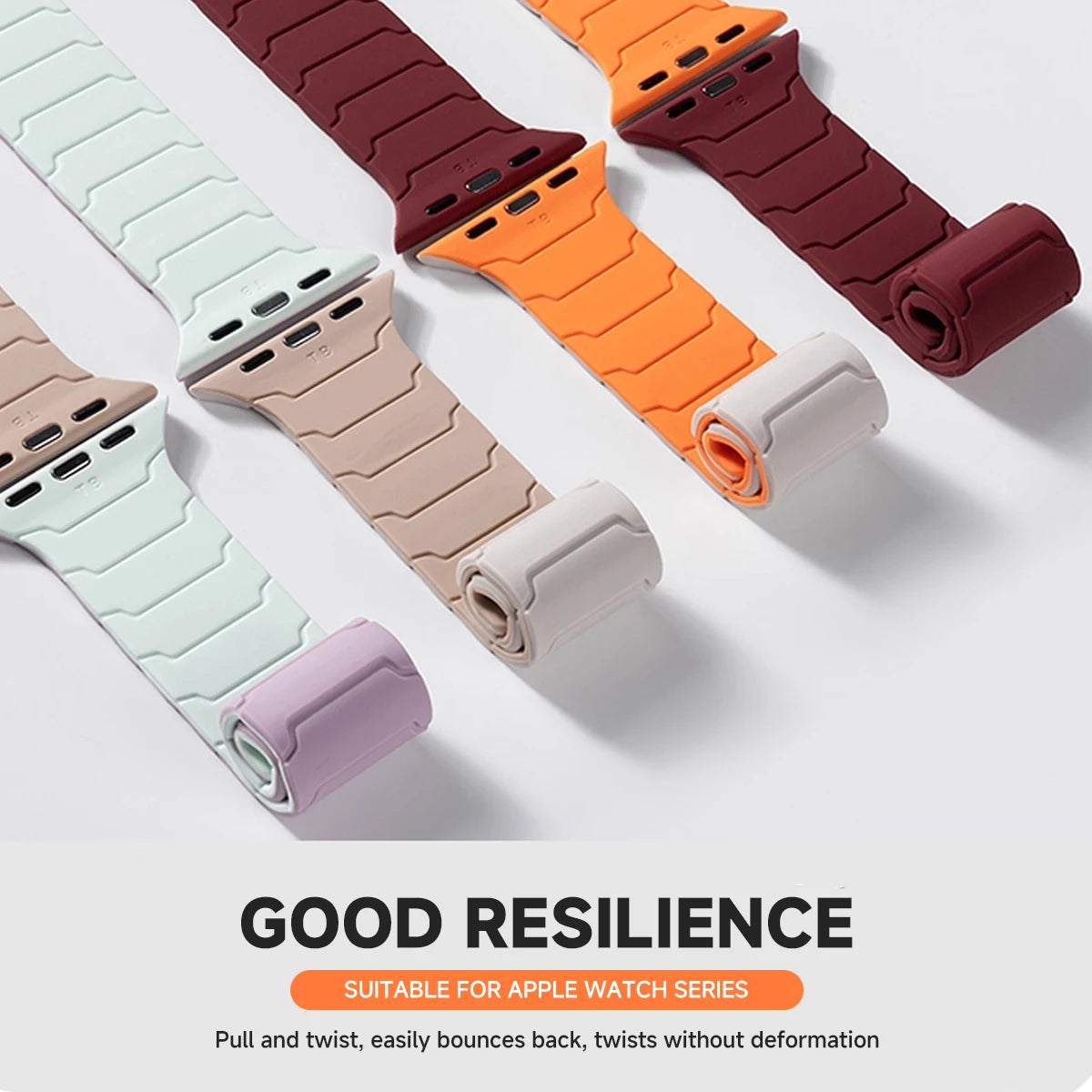 new band for Apple Watch band 49mm 44mm 40mm 45mm 41mm 38mm MagneSilicone band Apple Watch SE 11 10 9 8 7 6 5 4 3 SE Ultra 3 2 band